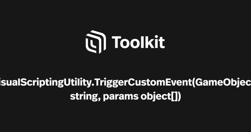 Visual Scripting Trigger Custom Event Doesn T Work Unity Engine - Download Perfect Colorful Art | Mobile